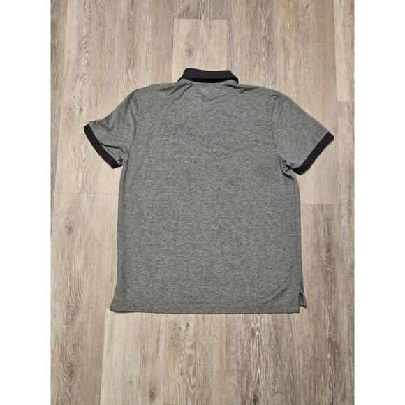 American Eagle Men’s Polo Shirt – Large – Gray with Black Trim – Great Condition - Picture 2 of 4